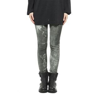 10SEI0OTTO Women's Distressed Effect Leggings Women BLACK Pants